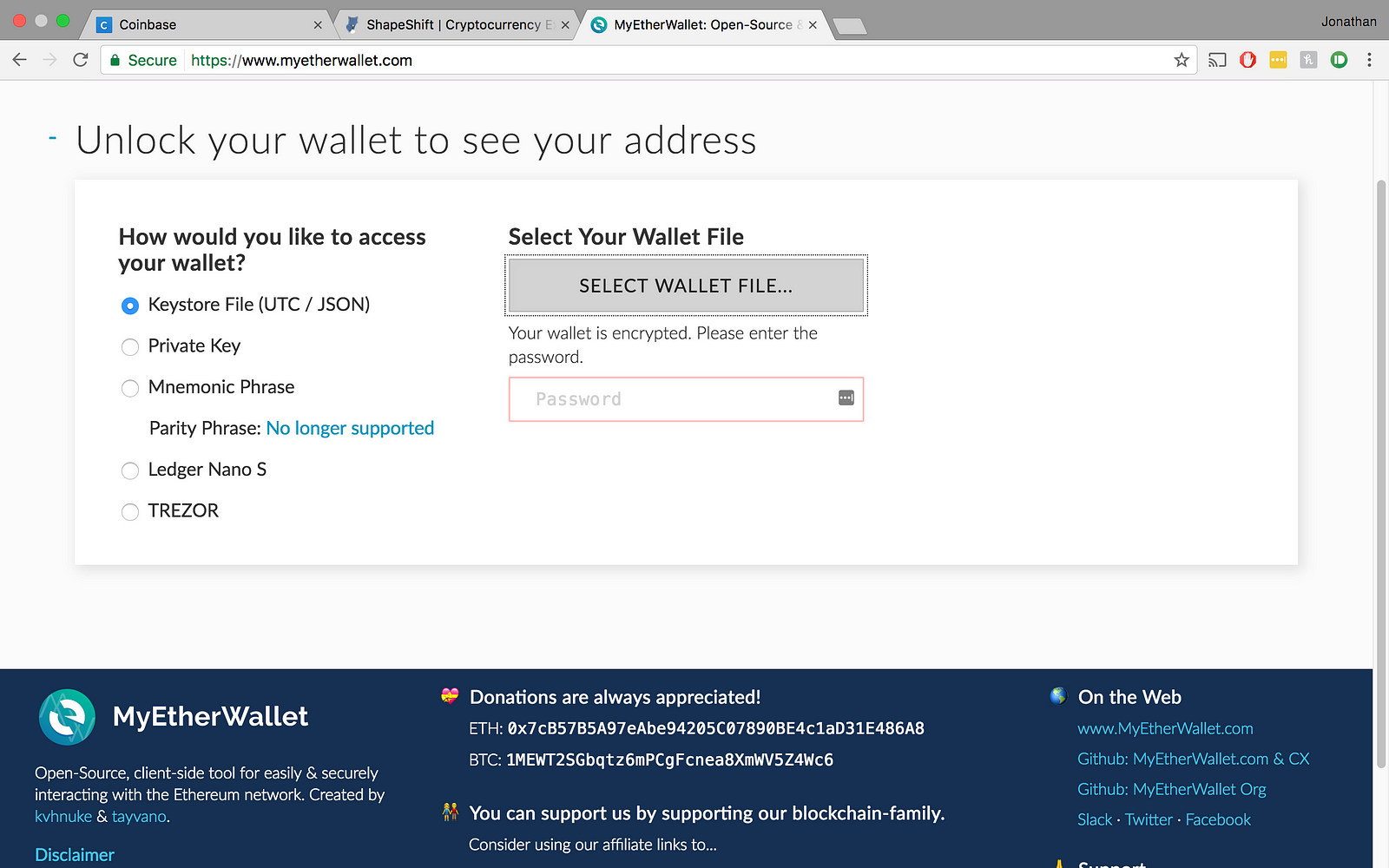 how to get bitcoin private key from coinbase