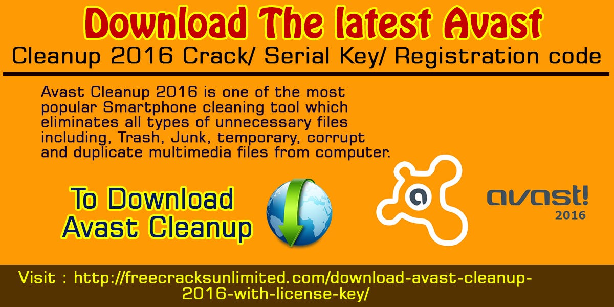 avast cleanup activation code 2017 free