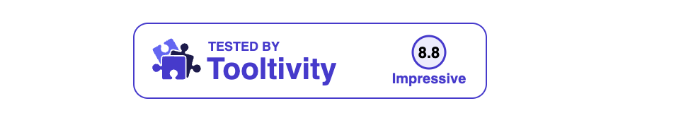 Tested By Tooltivity — 8.8 Impressive