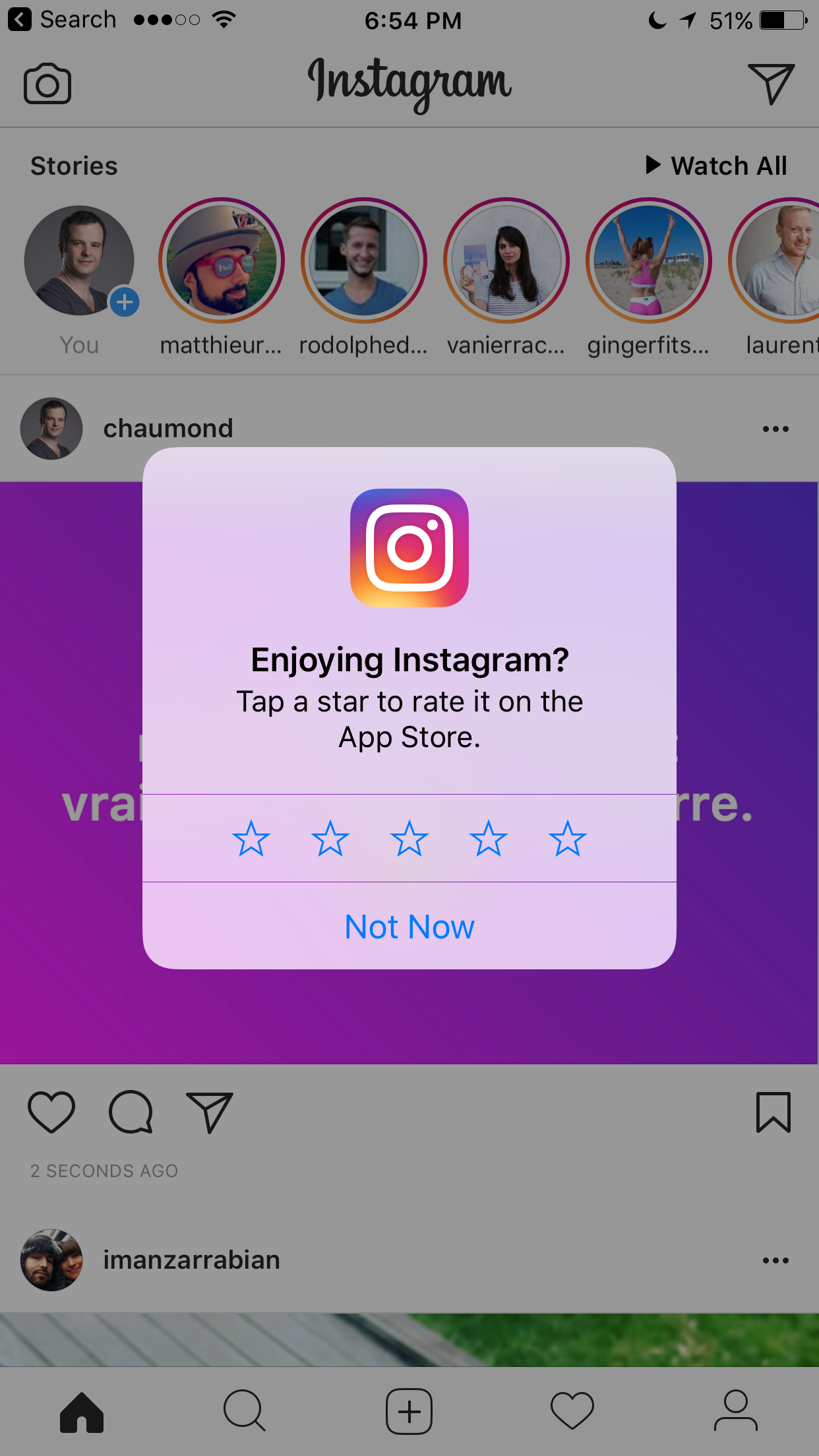 Instagram doubled its iOS ratings in a week thanks to this inapp