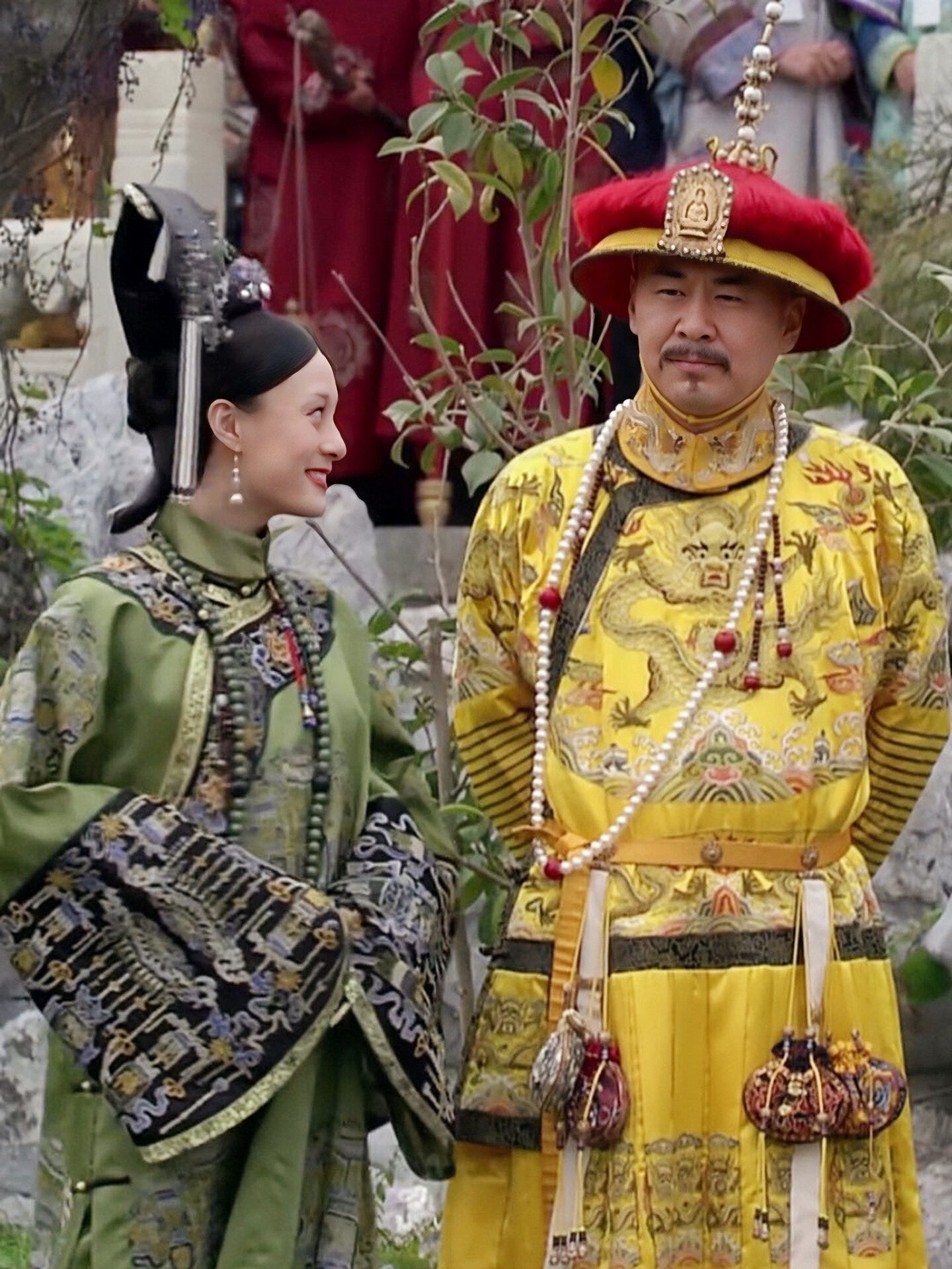 Royal Family in Ming and Qing Dynasties Wearing Sachets