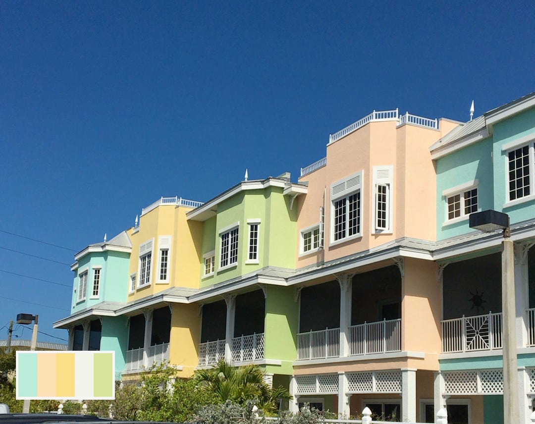 The Essential Anna Maria Island Florida Color Palette.