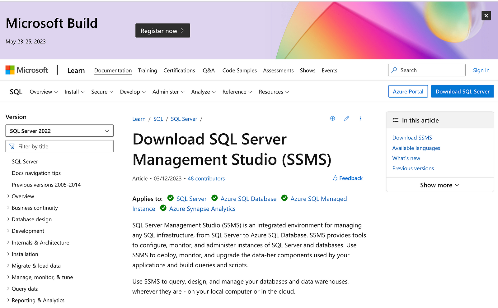 Top SQL IDEs in 2024 Microsoft SQL Server Management Studio | by sqlpad.io