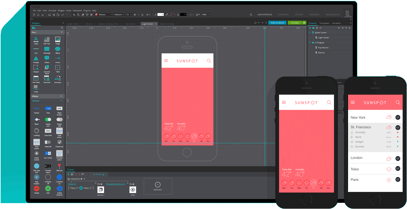 background layout of android Application Prototyping With #JustInMind Coding (No Required)