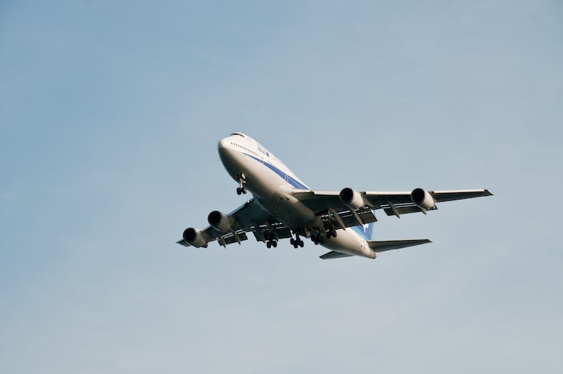 A plane flies from Tokyo to Oita Prefecture’s city of Beppu