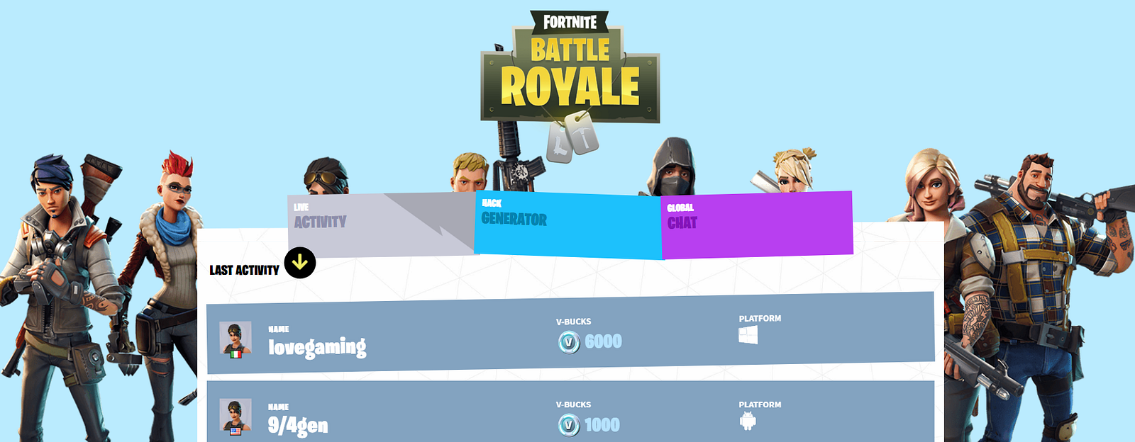 luckily there are loads on how to hack fortnite you can also find hints and tips if you are a serious player - fortnite global hack
