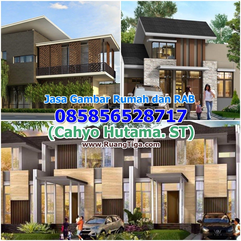 085856528717 Jasa Desain Arsitektur Rumah Perhitungan RAB