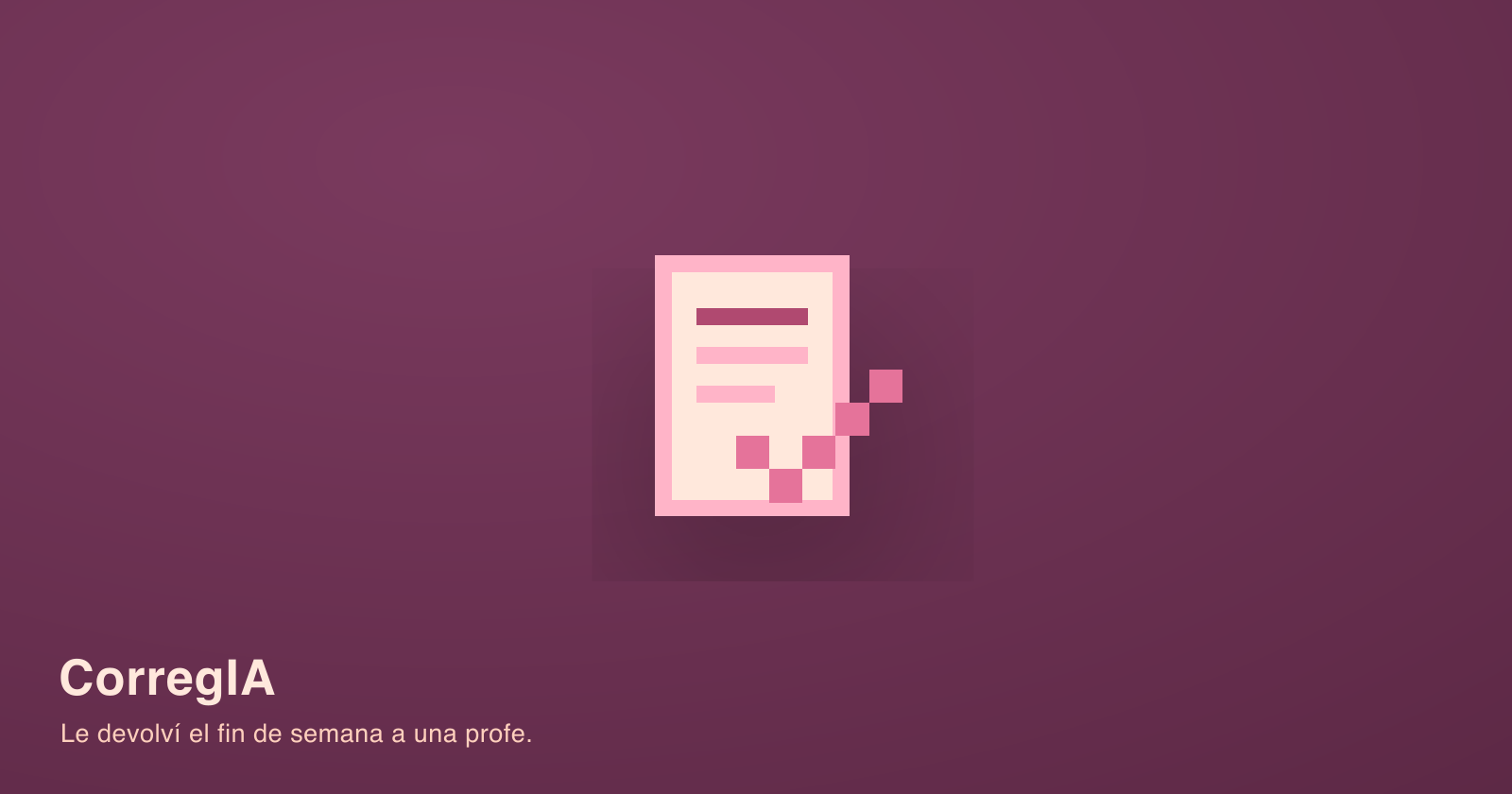 Le construí una app a una profe para ahorrarle tiempo corrigiendo