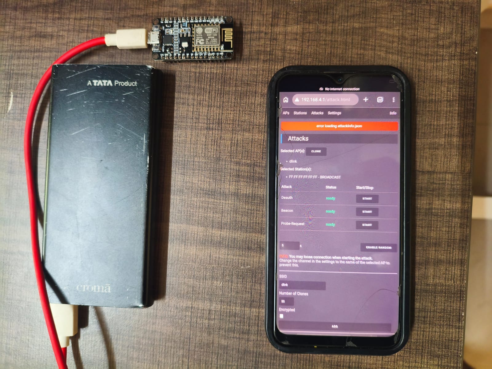 Building a Wi-Fi Deauther Using ESP8266 (Beginner IoT Project)