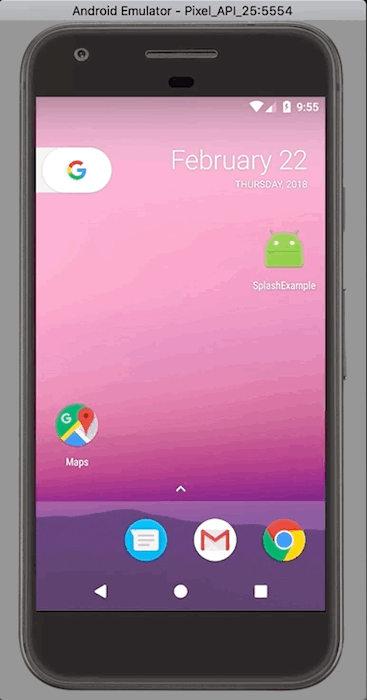 layout gif android background Splash Add a How to React (iOS Screen and Native App a to