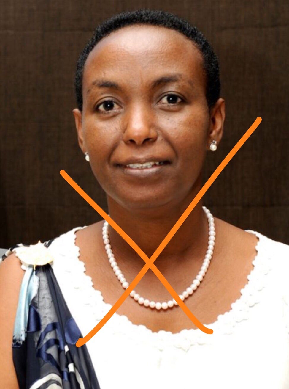 Aloysia Inyumba, former RPF woman leader, minister, and senator – dumped and passed on. Her husband Richard Masozera lives in poverty in Rwanda unable to find work.