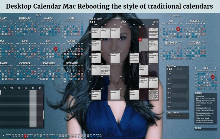 Active Desktop Calendar Mac Rebooting the style of traditional calendars