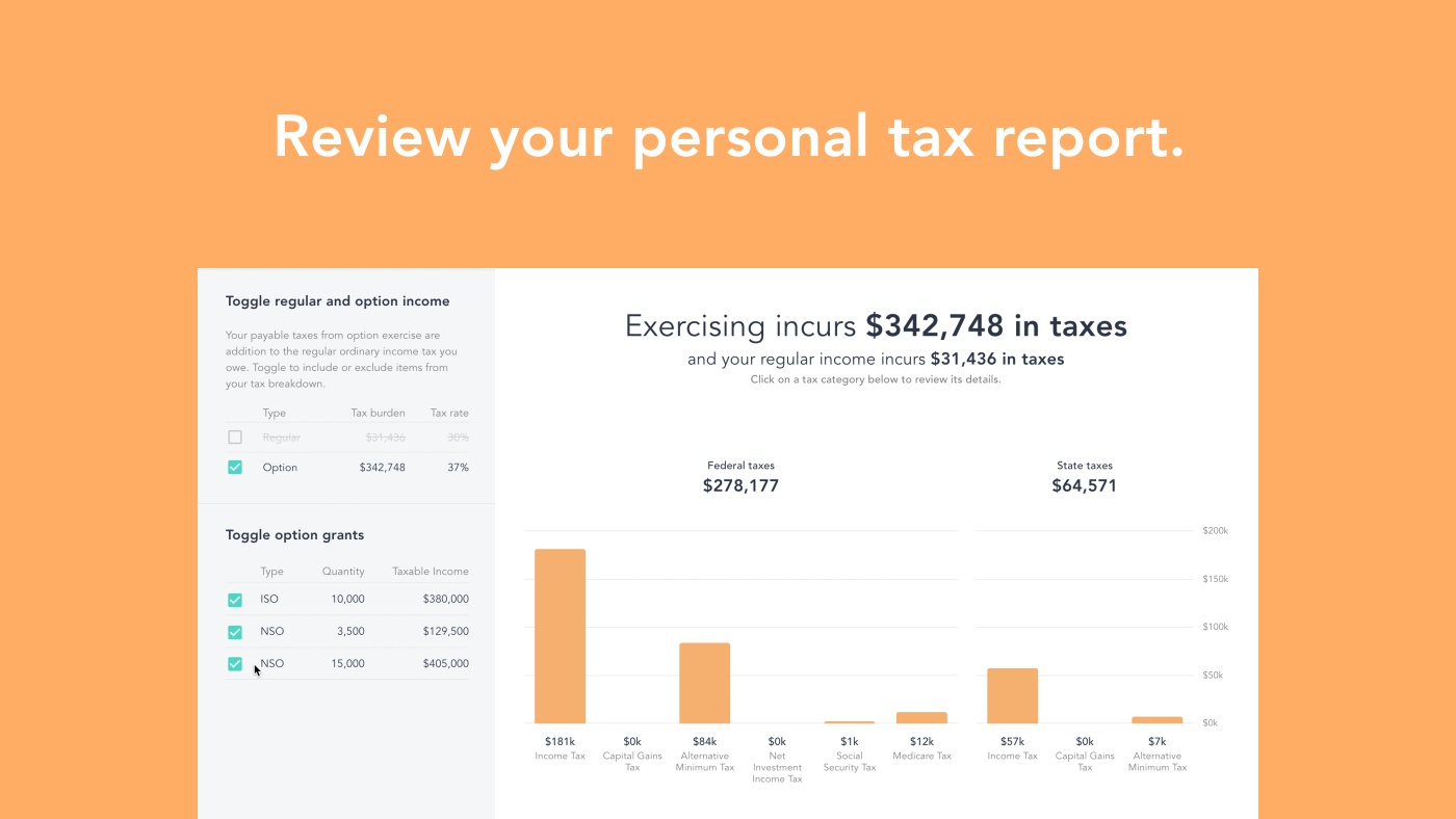 Exercising stock options alternative minimum tax