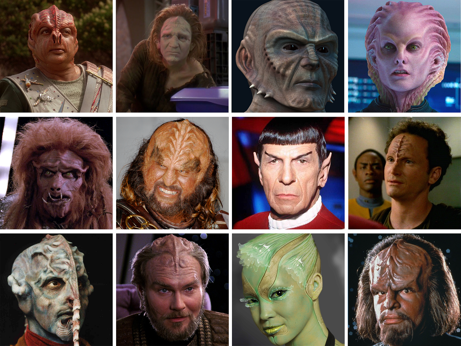 Alien Lifeforms From Star Trek.