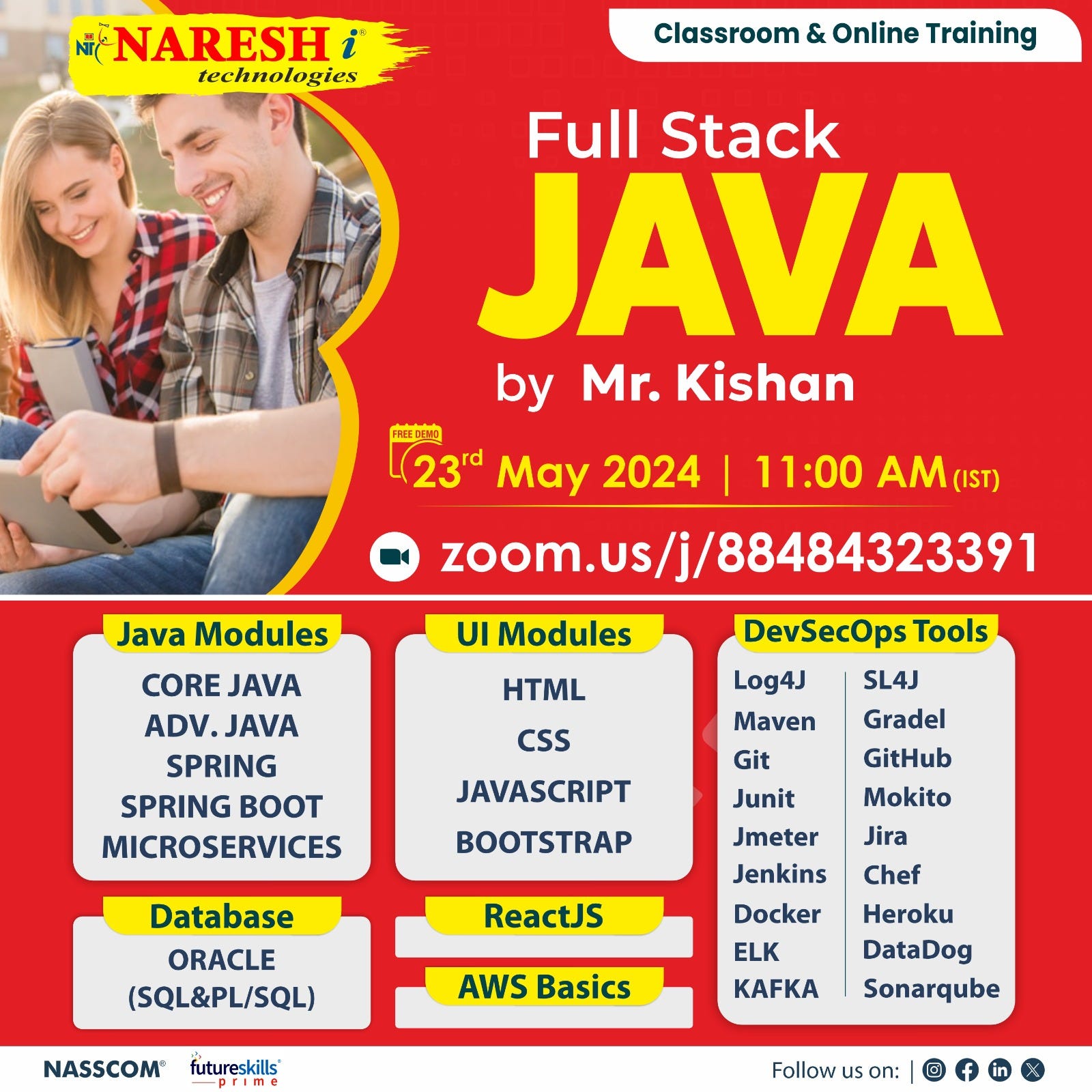 Full Stack Java & Core Java Online Training — Naresh IT