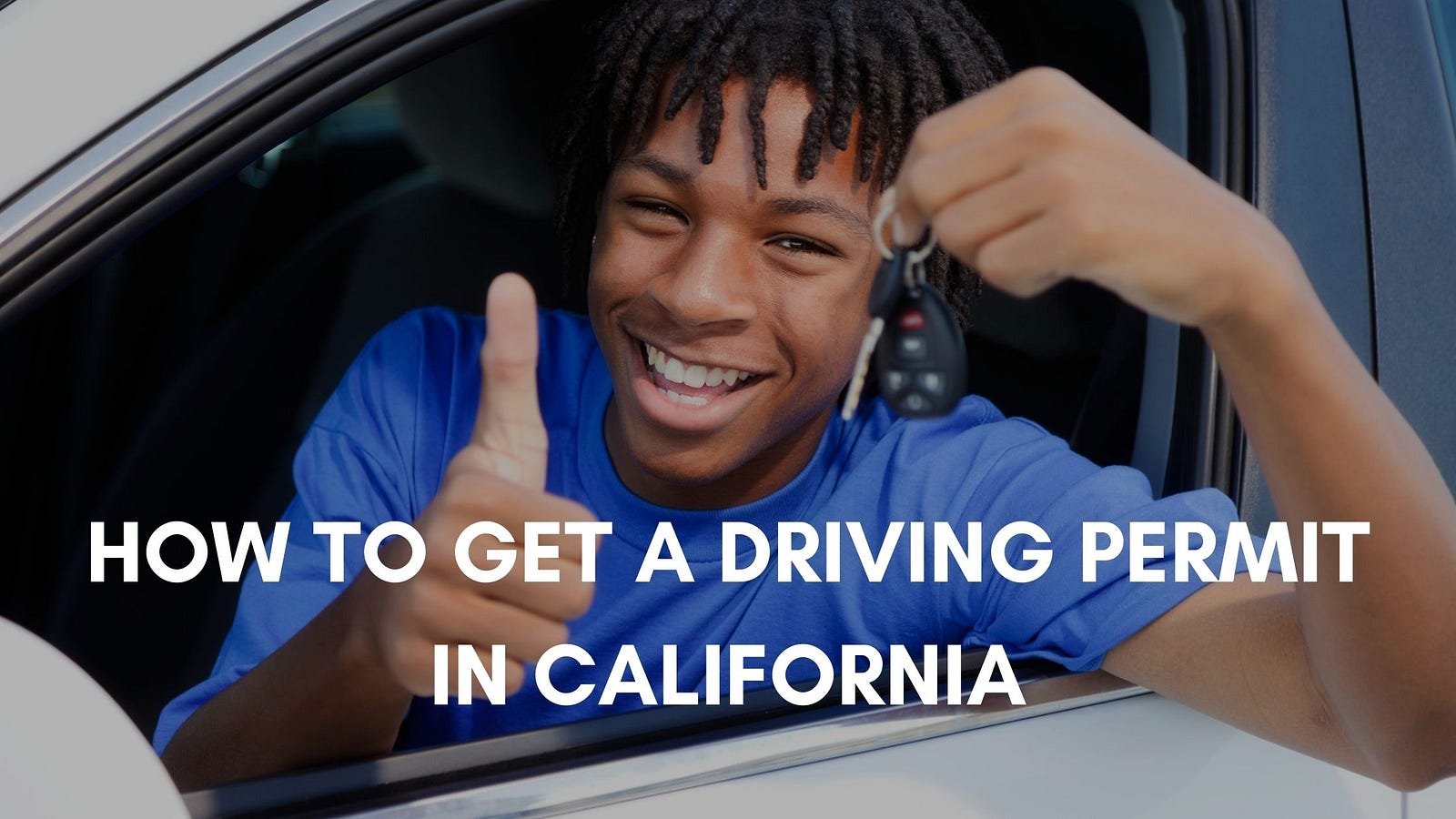 How to Get a California Driving Permit: Picture of a teen driver