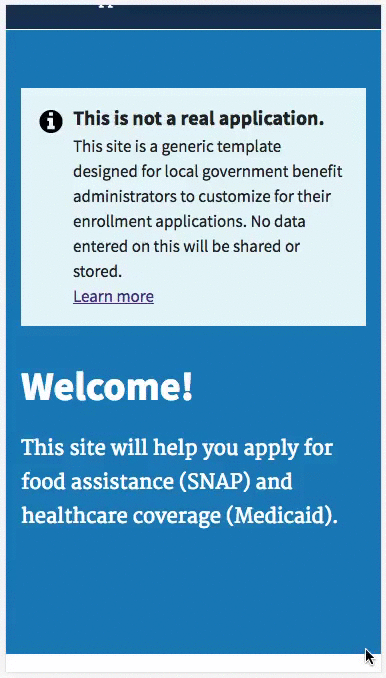 redesigning the journey to critical benefits for americans in poverty enrollment application template