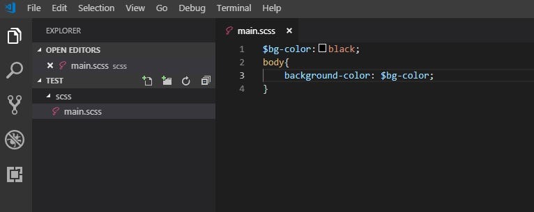 Как установить sass в visual studio code