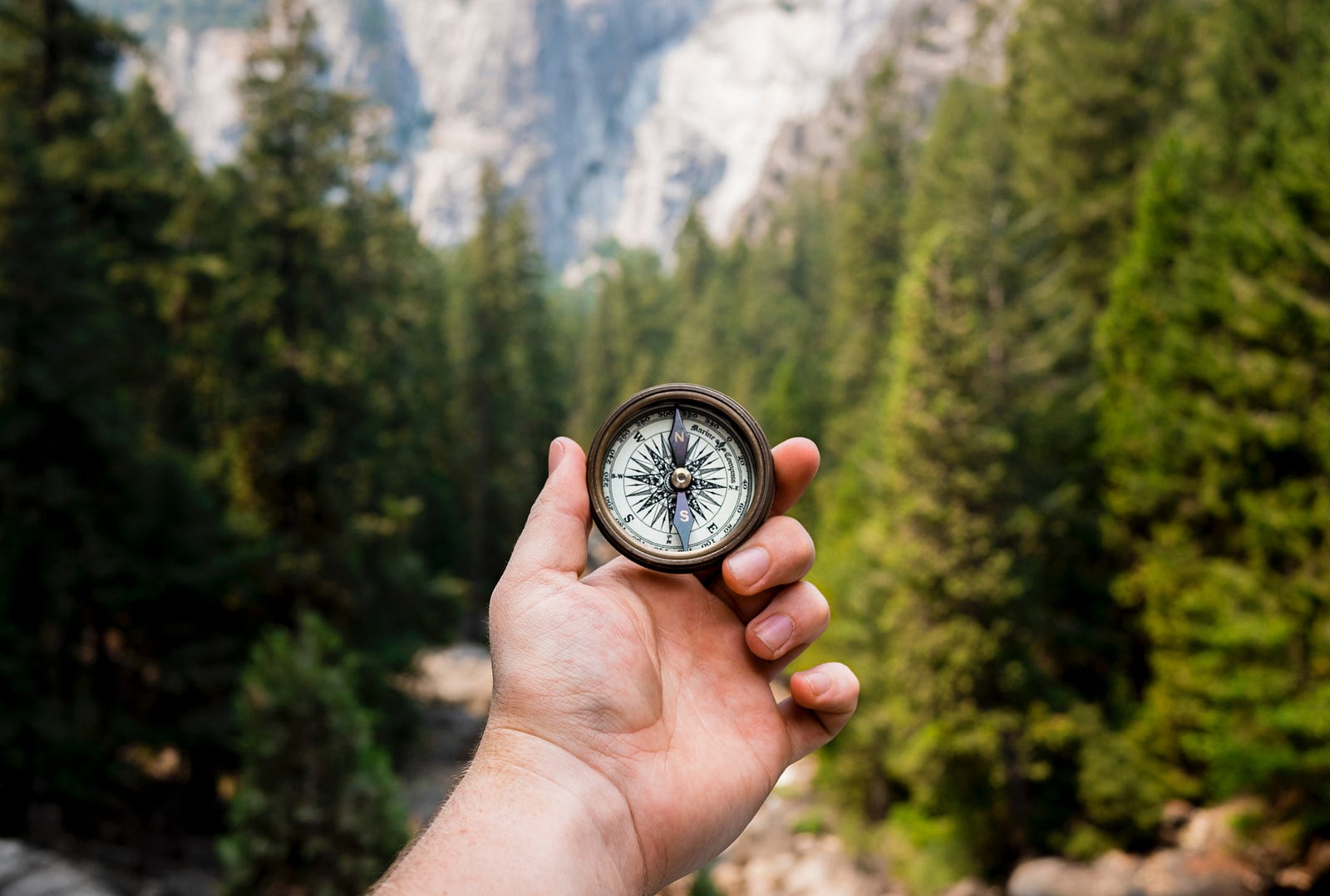 Finding purpose of compass showing where you need to go