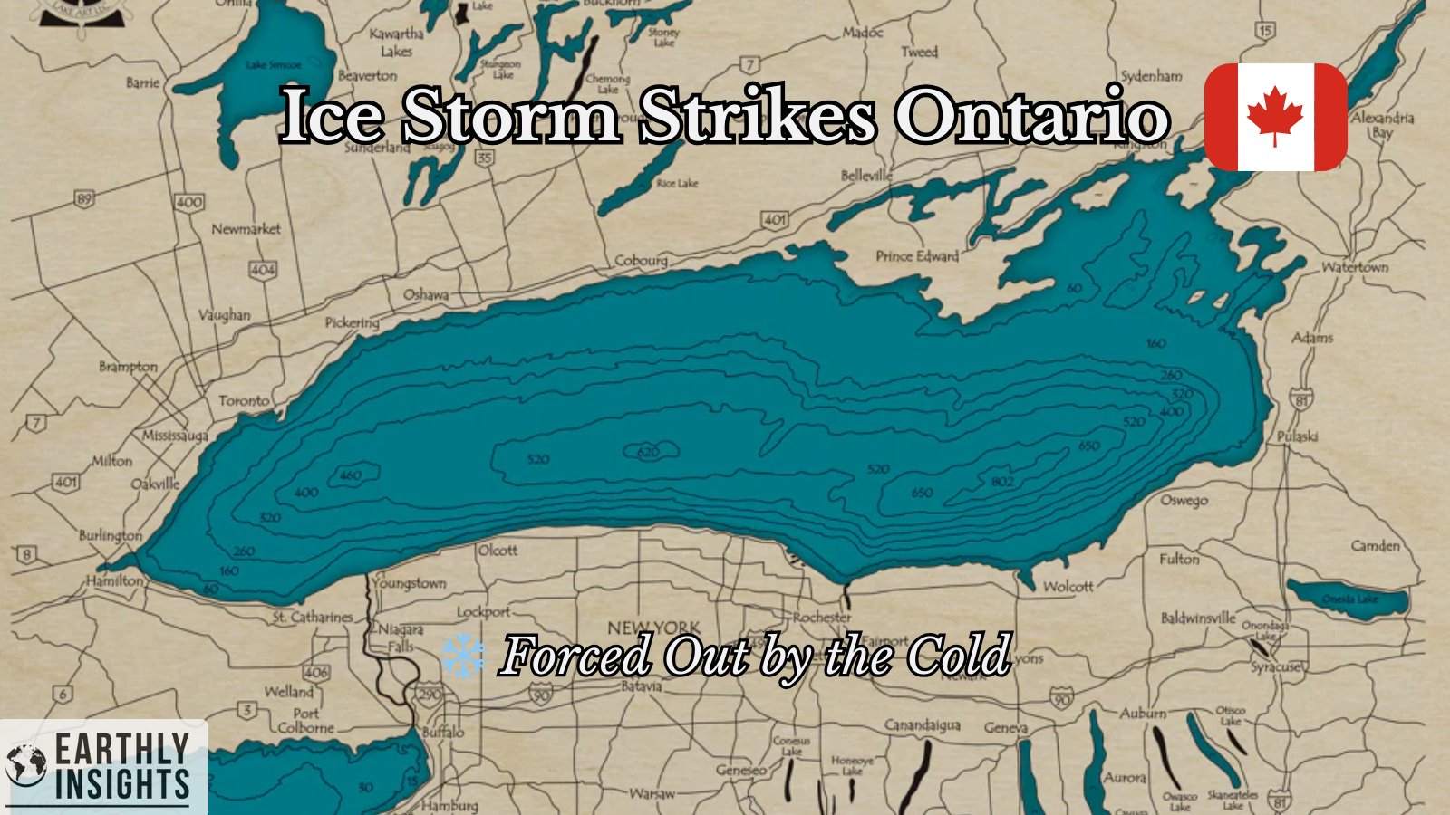 Ice Storm Strikes Ontario, CANADA