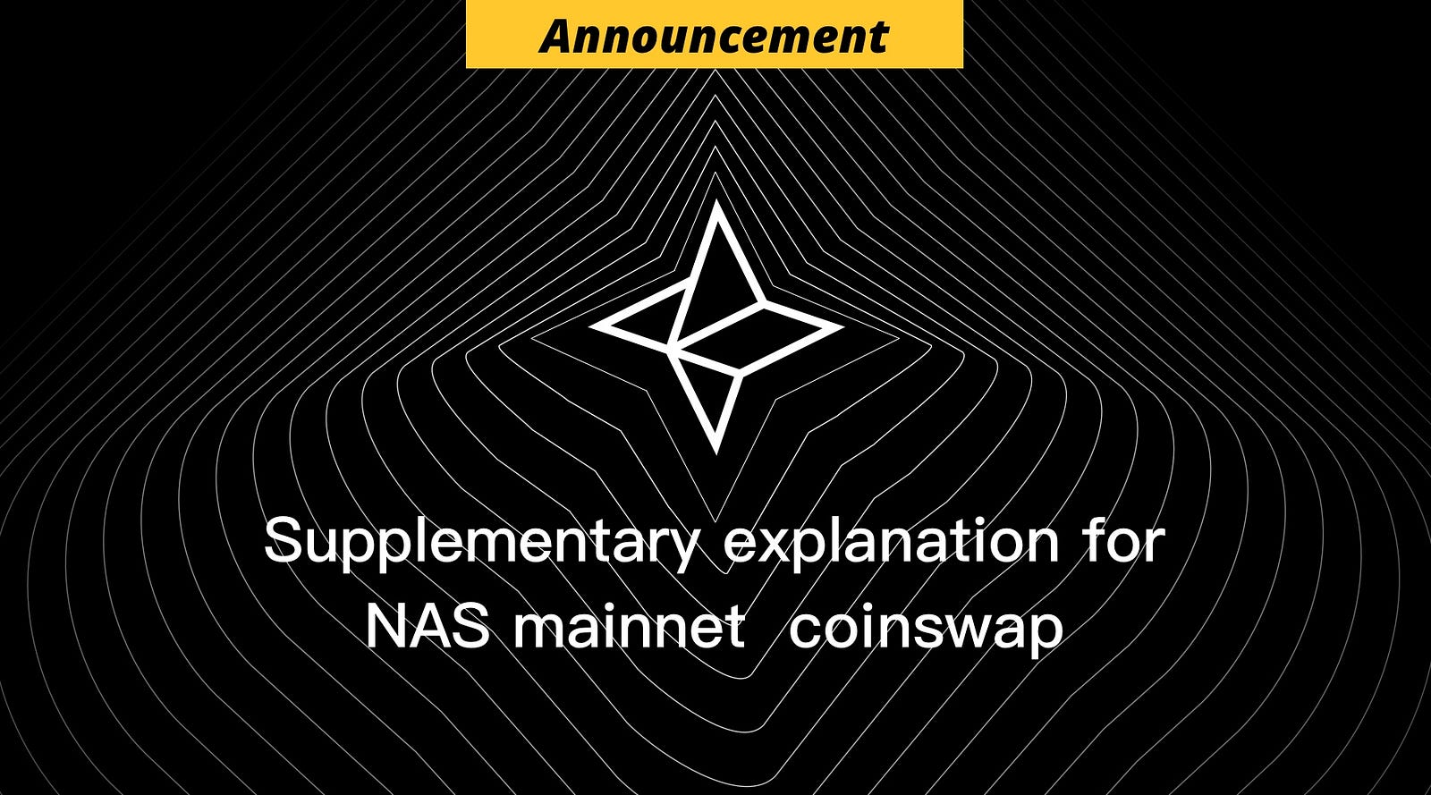 Supplementary explanation for NAS mainnet coinswap ...