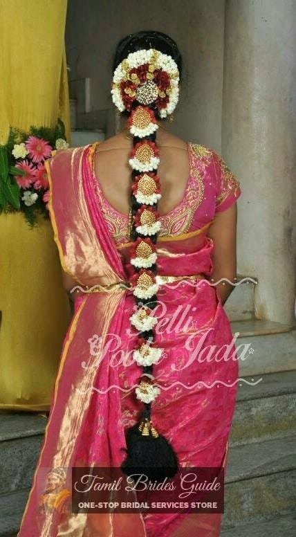 5 Different Types of Poo Jadai Designs for South Indian 