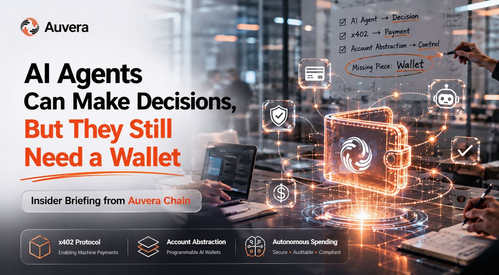 AI Agents Can Make Decisions — But They Still Need a Wallet