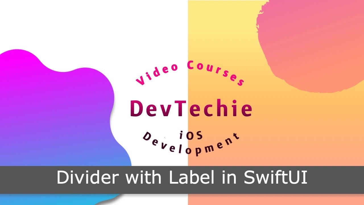 Divider With Label In SwiftUI