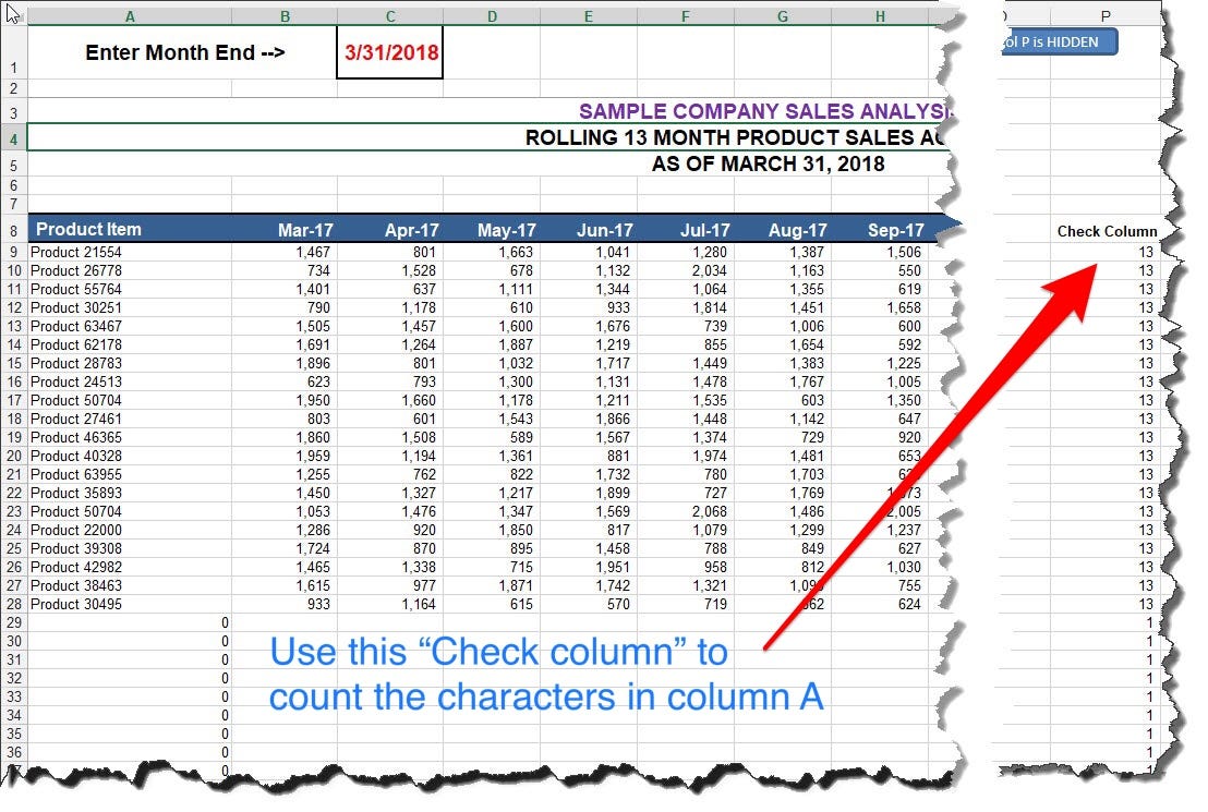 MS Excel Hide Rows Based On Cell Value Automation Tip 