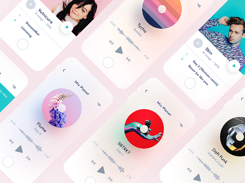 Music Player Inspiration 2017