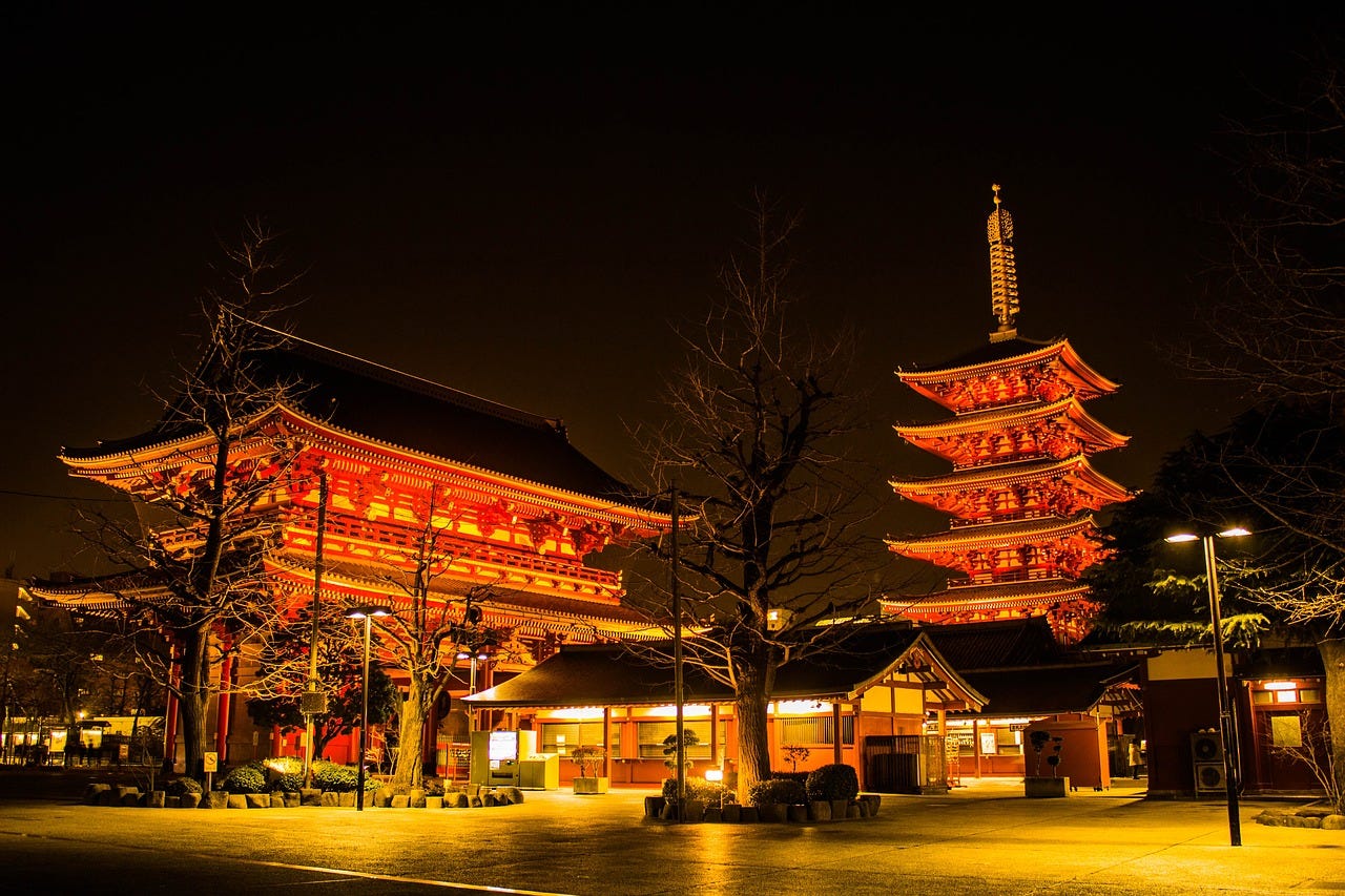 tokyo places to visit at night