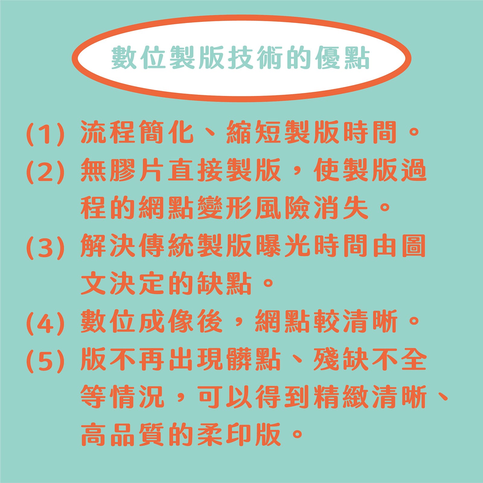 柔版印刷製版工藝