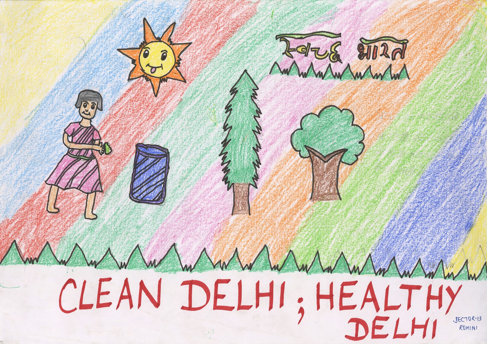 Essay on clean delhi green delhi in english image