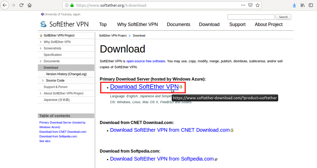 Настройка softether vpn client linux