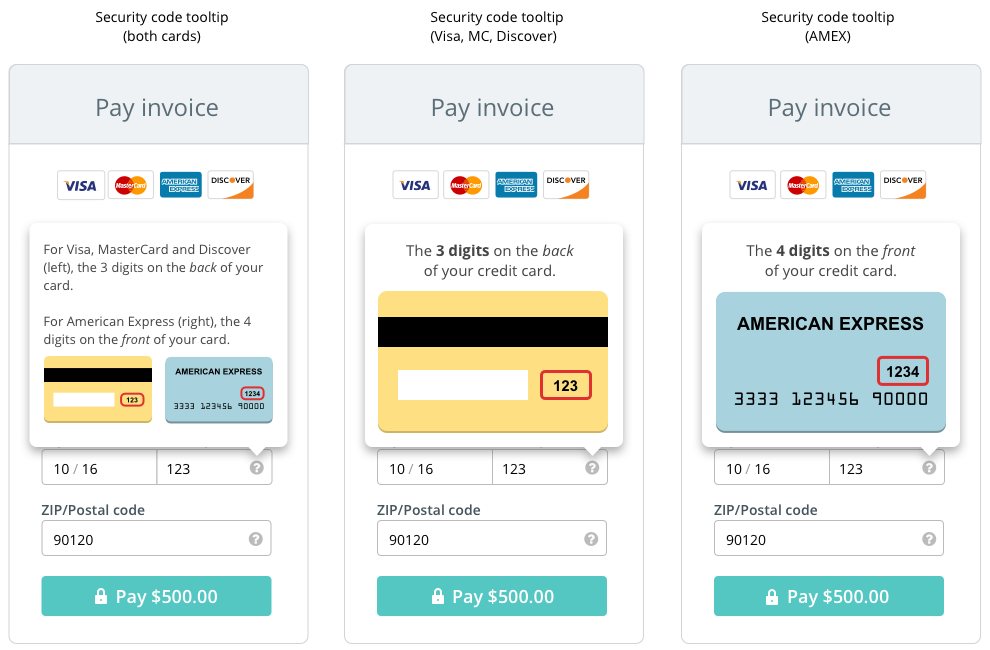 The Anatomy Of A Credit Card Form UX Collective