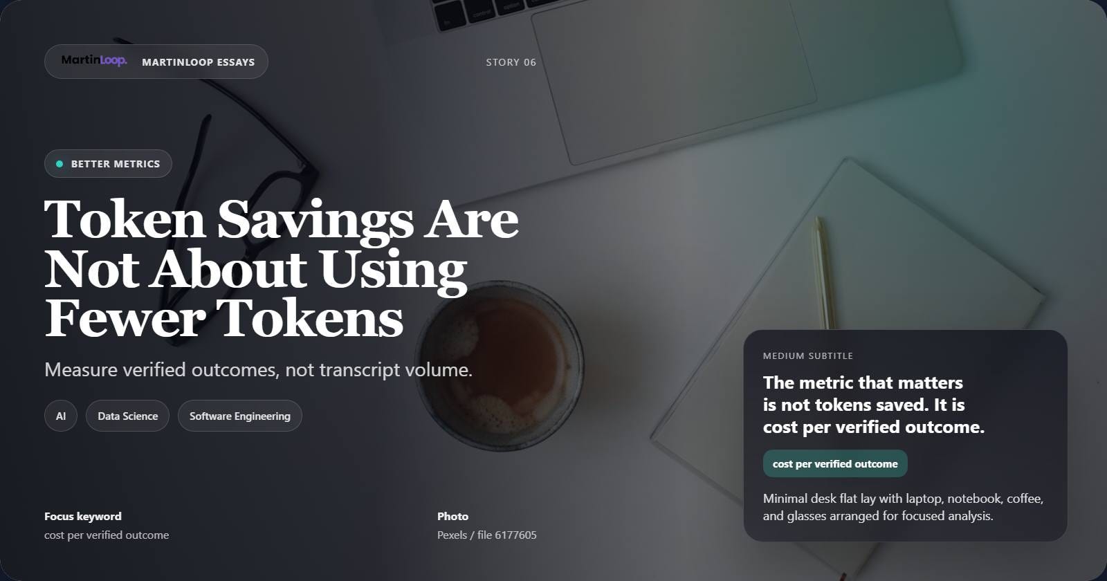 Token Savings Are Not About Using Fewer Tokens