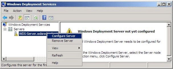 Windows deployment services настройка