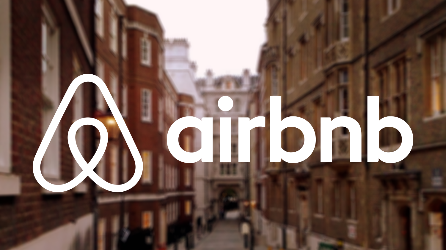 An image of the AirBnB logo. When planning your vacation be sure to read reviews so you don't get scammed.