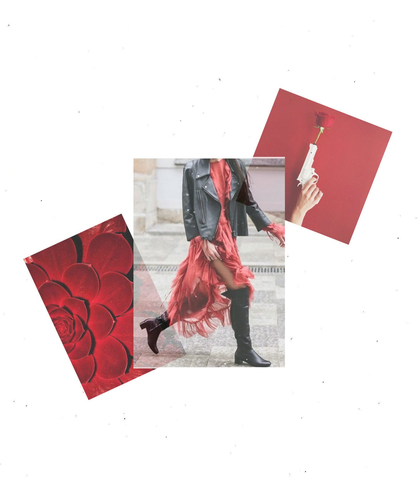 Red moodboard