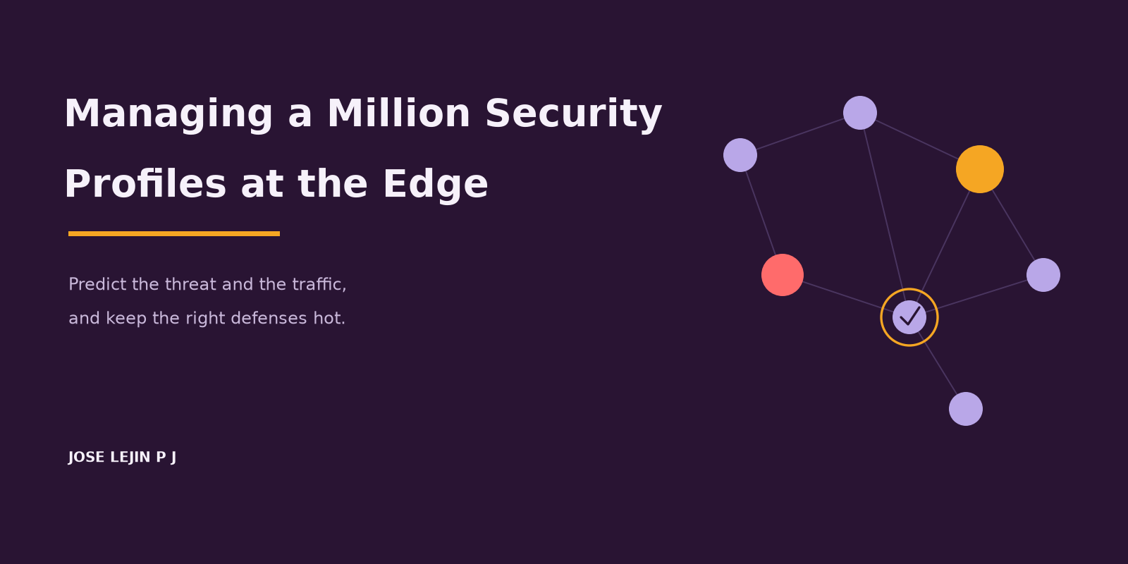Managing a Million Security Profiles at the Edge