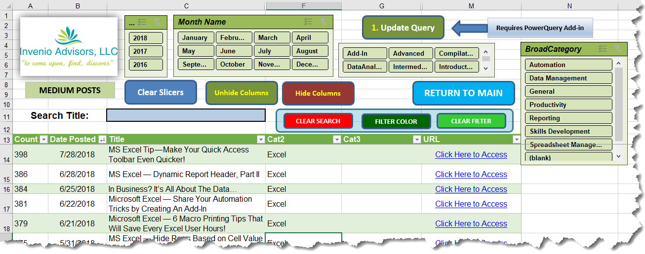 Ms Excel — Sharing Custom Slicers Between Workbooks