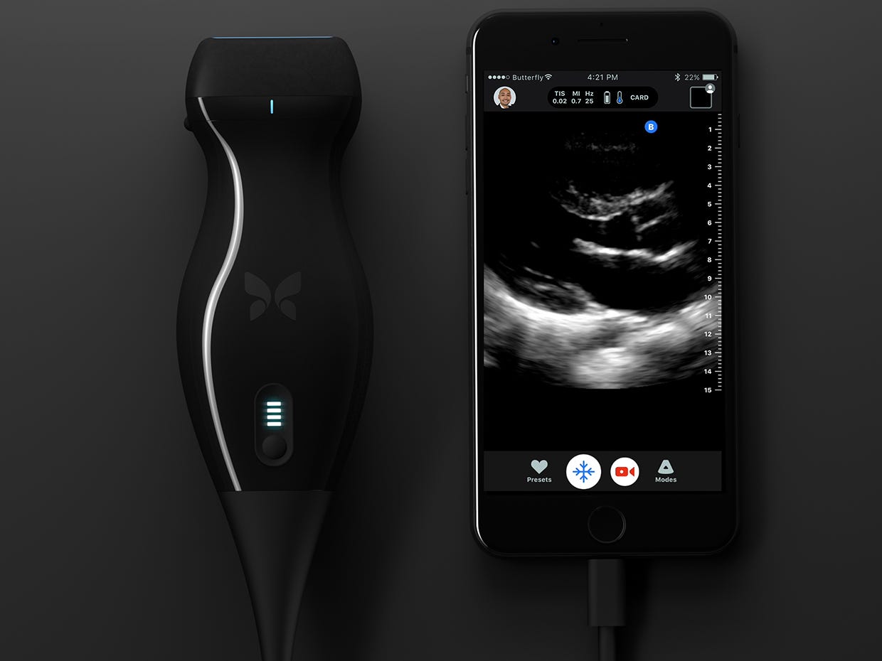 Butterfly Network's AI-powered handheld ultrasound device ...