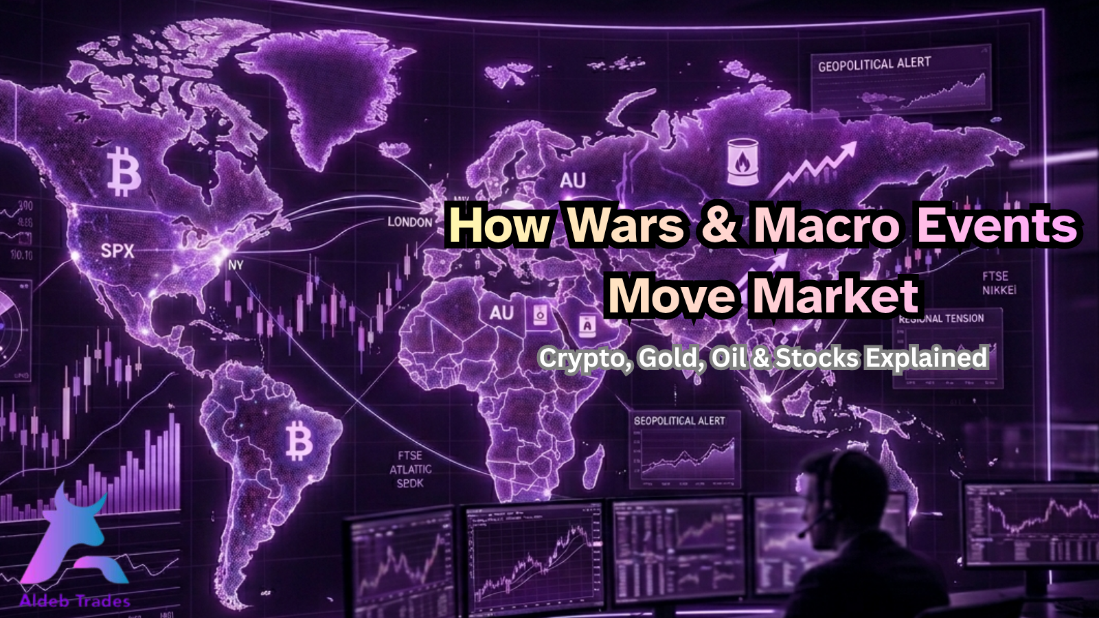  How Wars & Macro Events Impact Crypto, Gold, Oil & Stocks