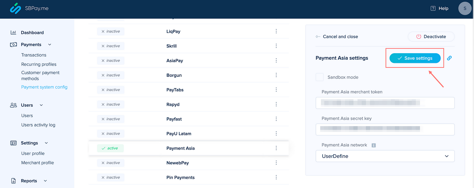 透過 SBpay.me 串接 Payment Asia 支付平台，提供消費者多種付款選項！