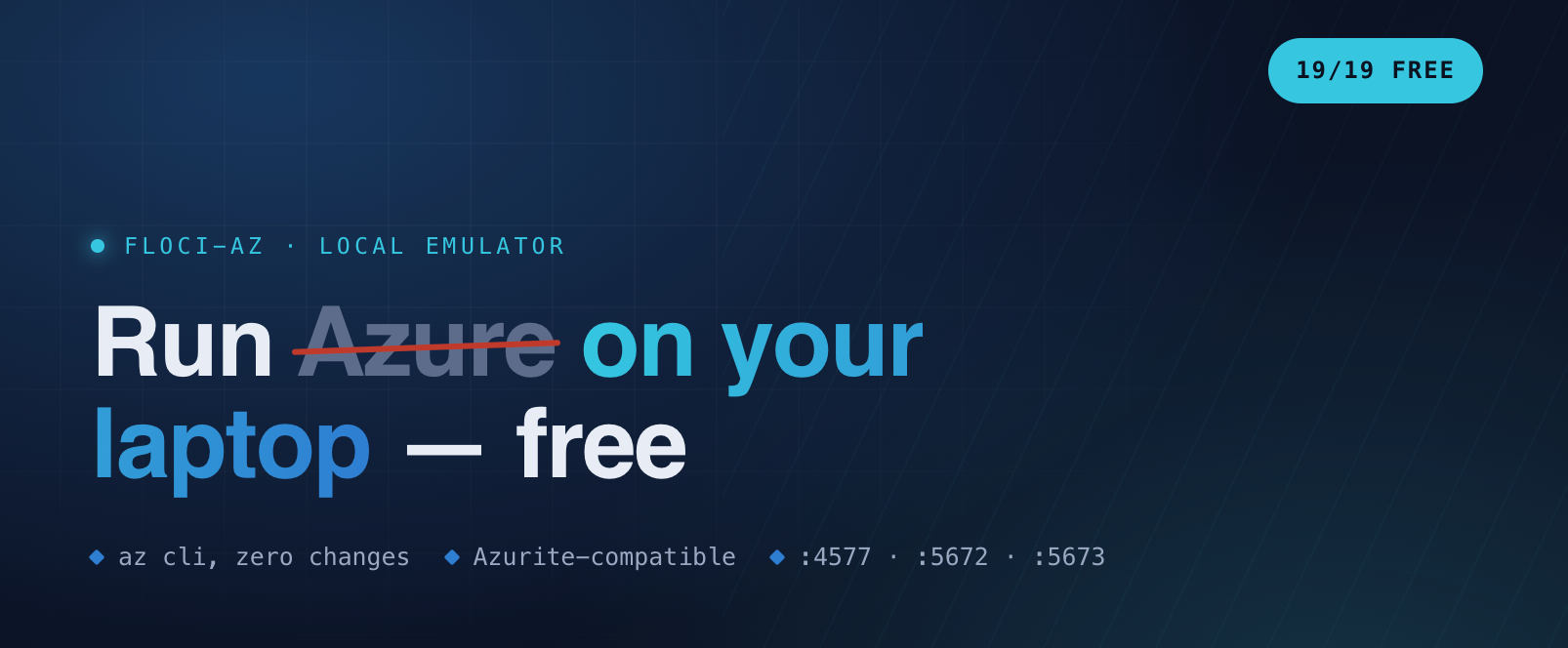 Run Azure on your laptop — free