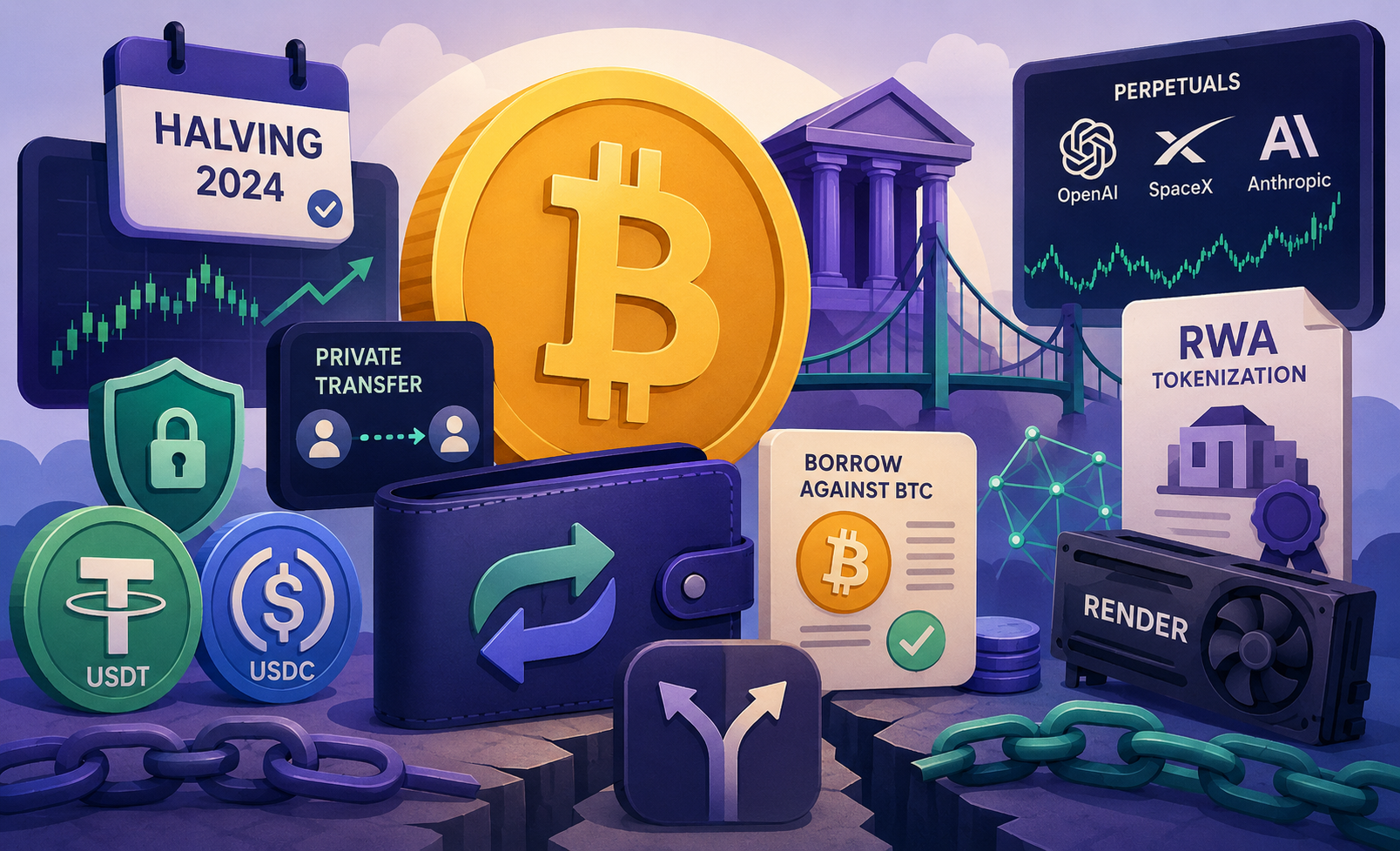 Decoding Crypto Content: Halvings, Privacy, Stablecoins, and the Infrastructure Layer in 2026