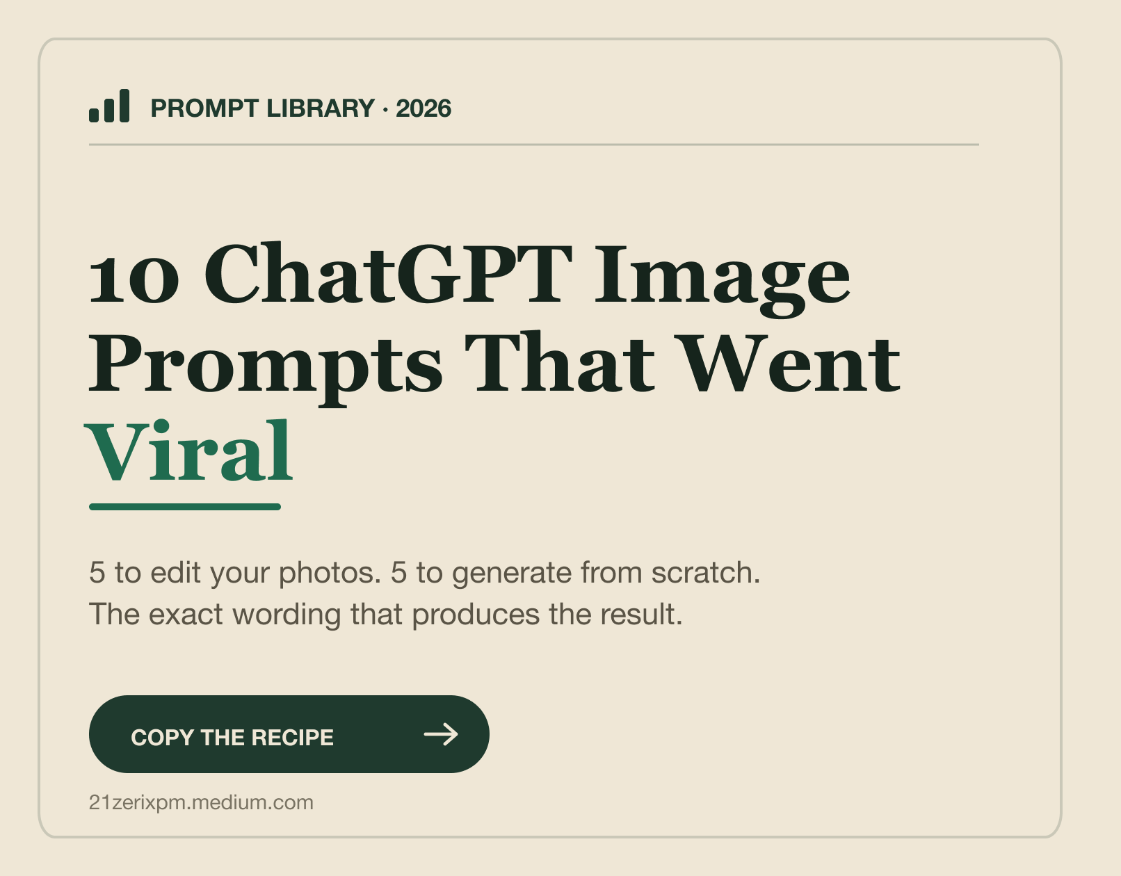 10 ChatGPT Image Prompts That Went Viral