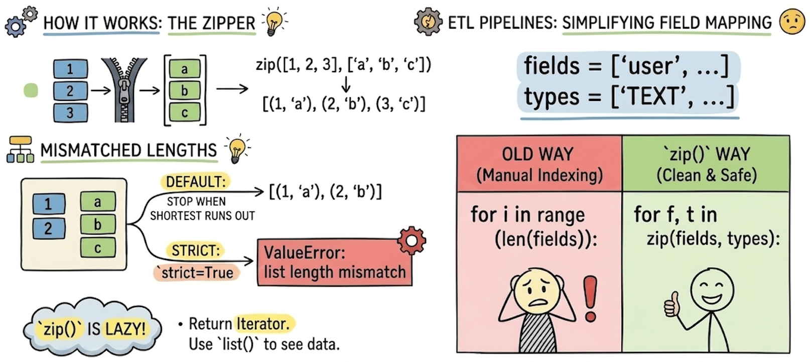 Python zip() Function Explained: A Data Engineering Use Case