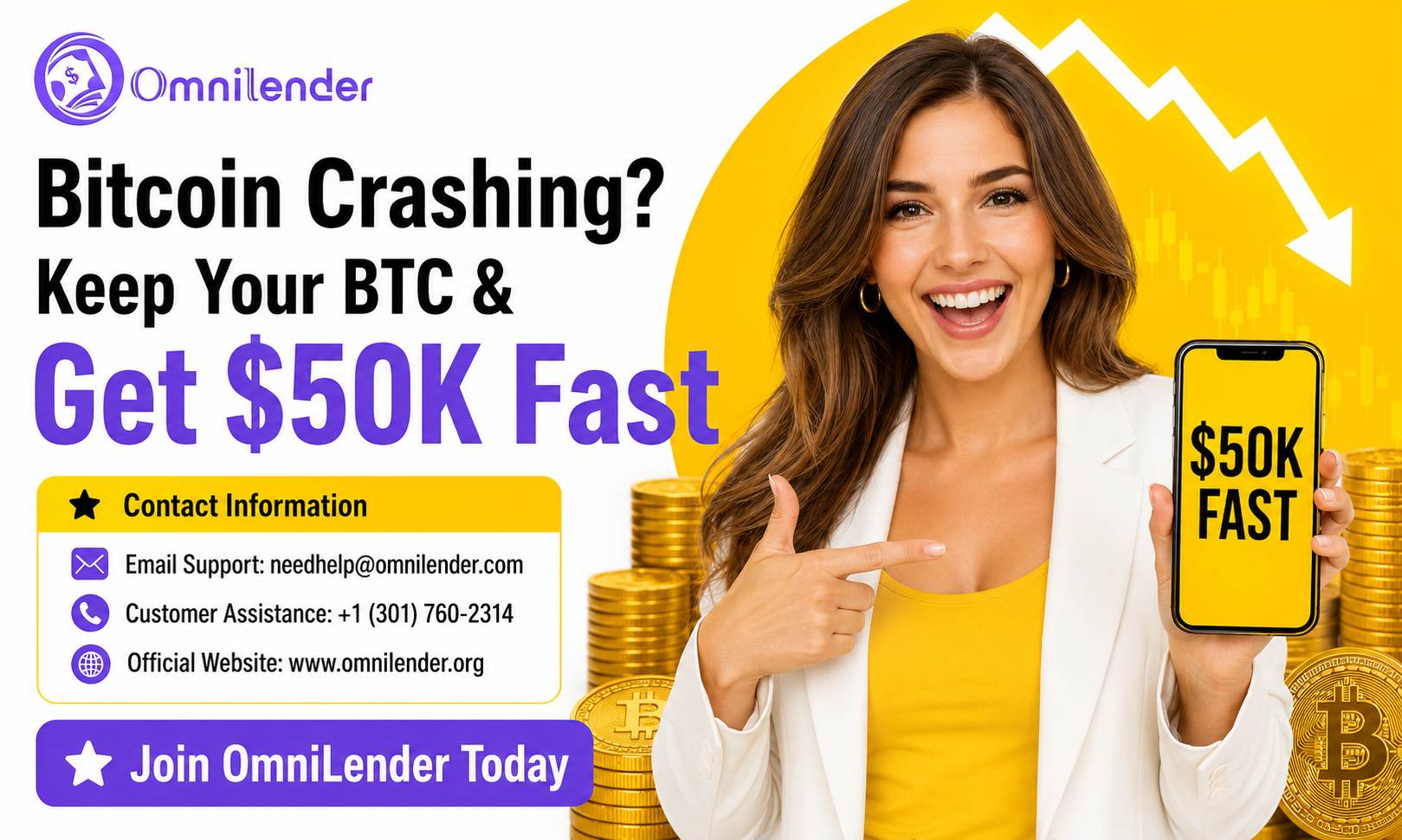 Step-by-Step: 50000 Crypto Loans from Omnilender No Task