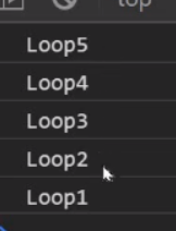 console.logging loops